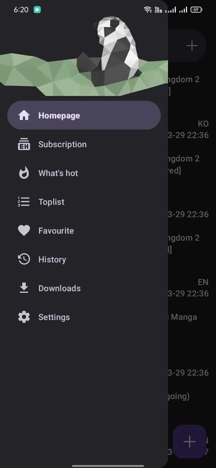 Screenshot EhViewer APK v1.8.8.3 Download untuk Android