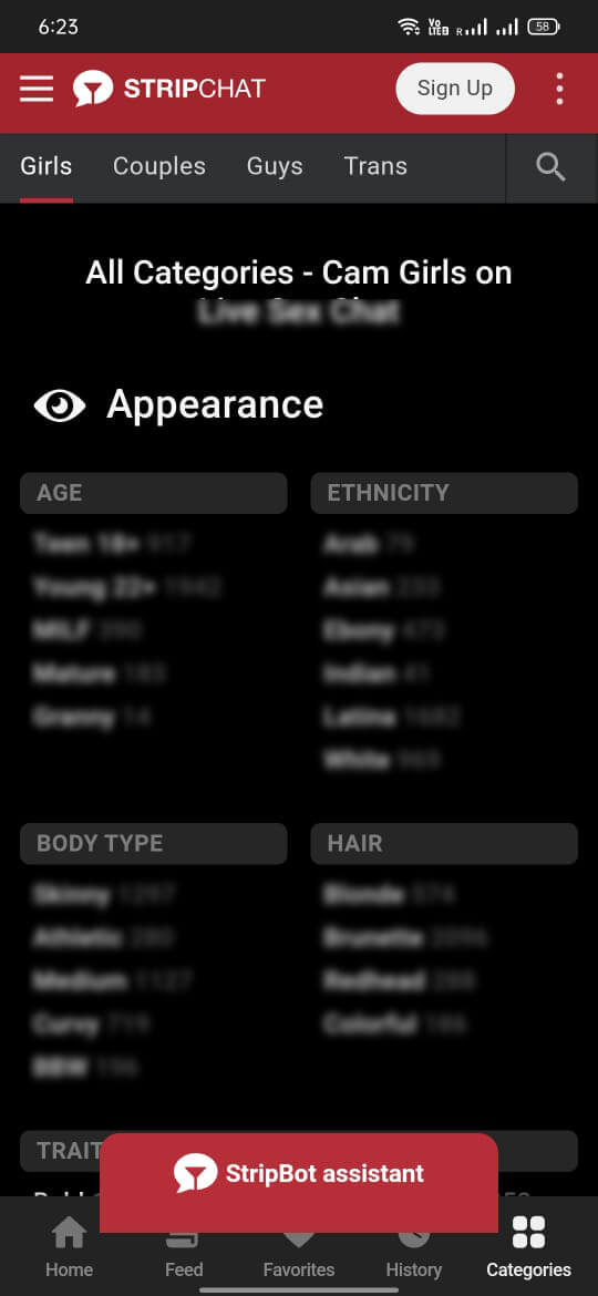 Screenshot Stripchat APK v2.3