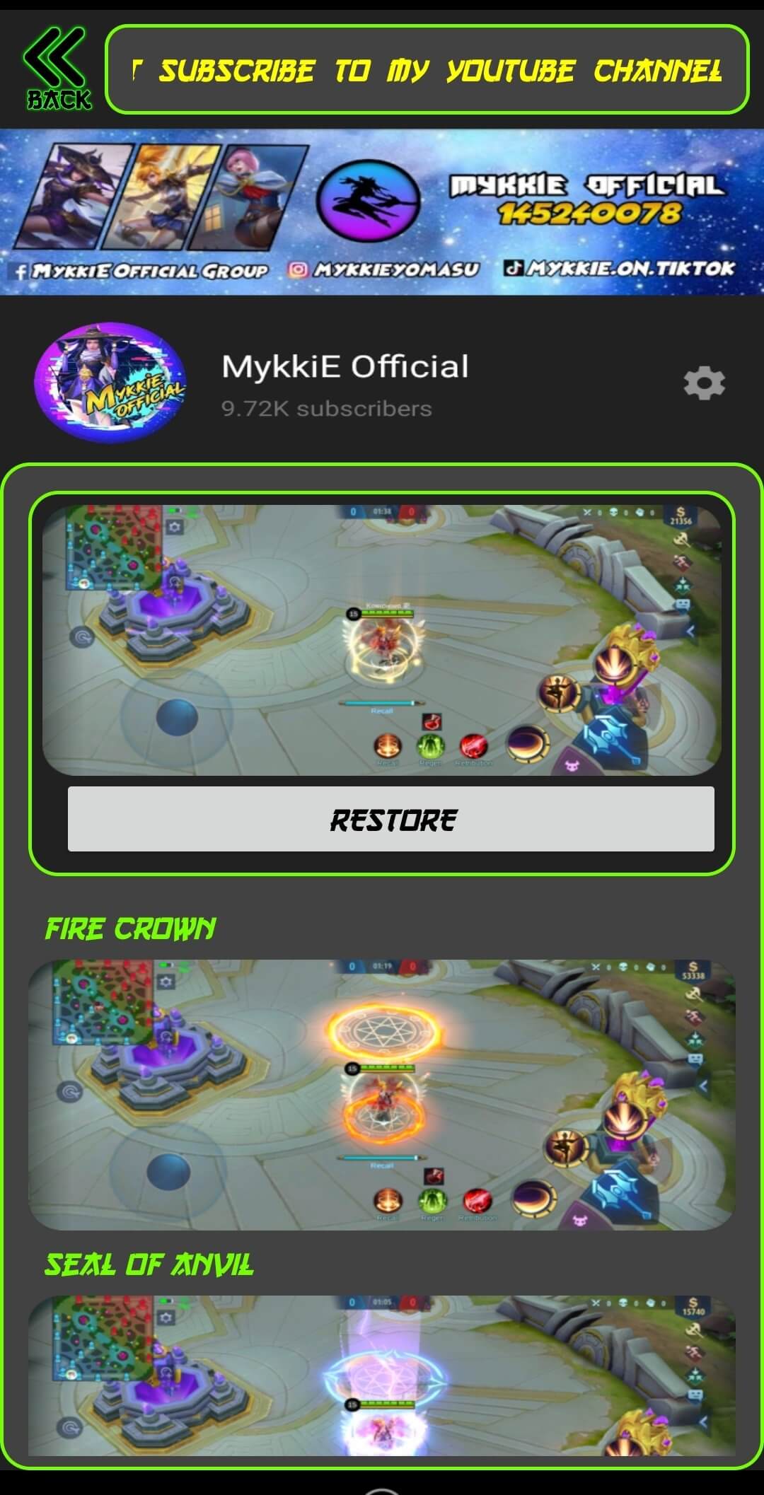 Screenshot Mykkie Skin Injector APK