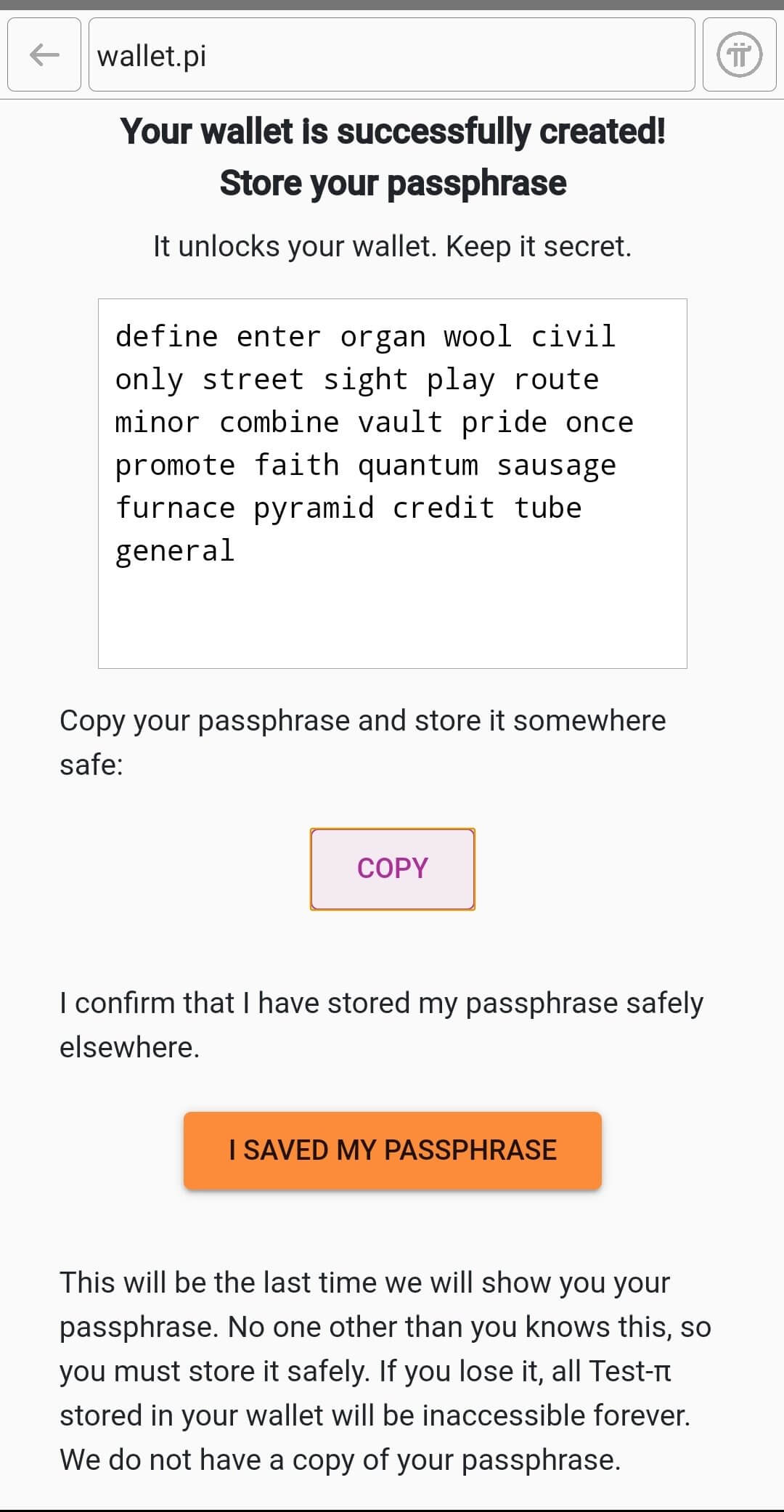 Screenshot Pi Browser APK v1.16.0