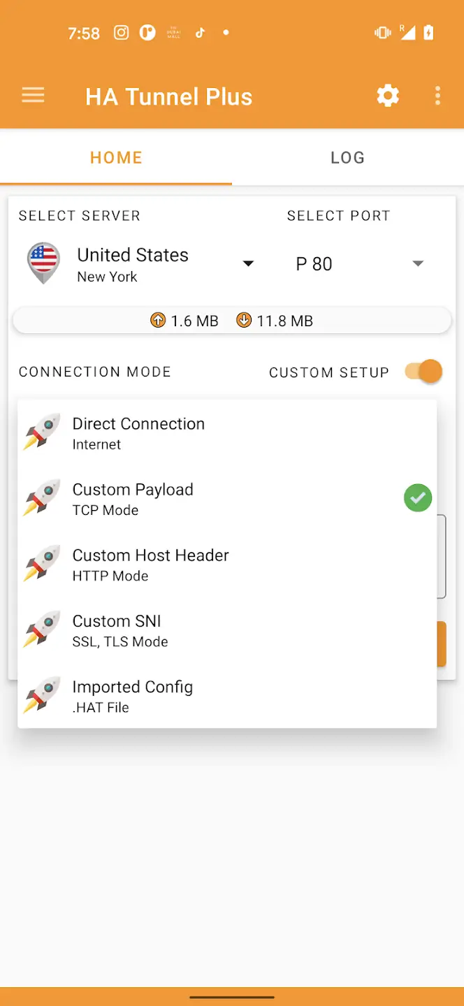 Screenshot HA Tunnel Plus APK 1.5.6
