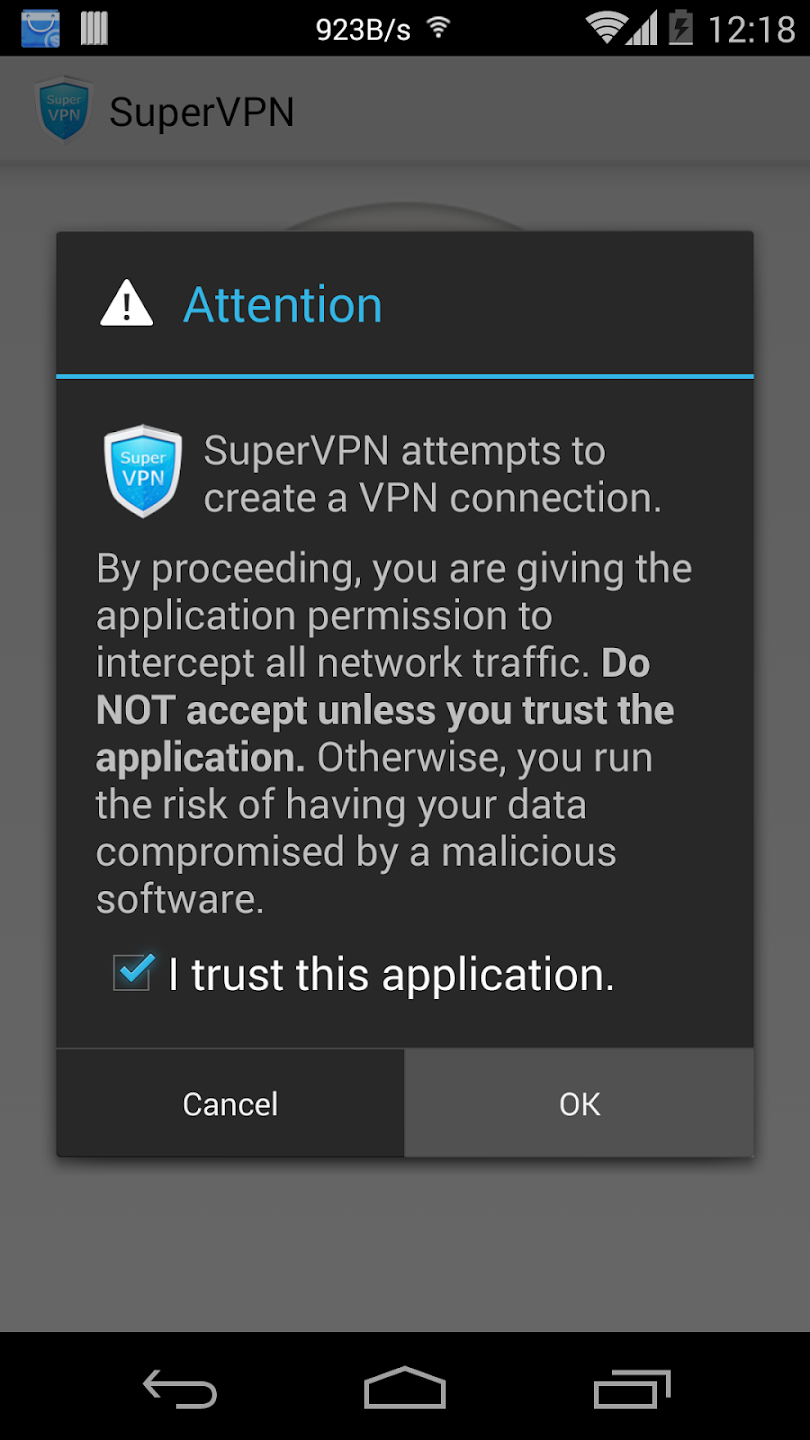 Screenshot SuperVPN APK v3.1.4