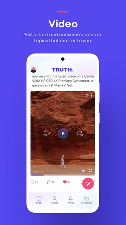 Screenshot Truth Social APK