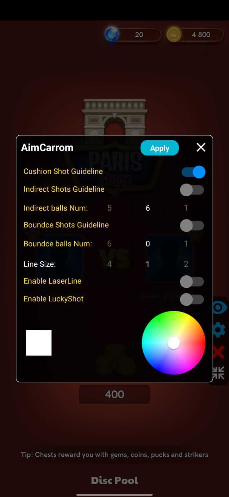 Screenshot Aim Carrom APK v2.8.4