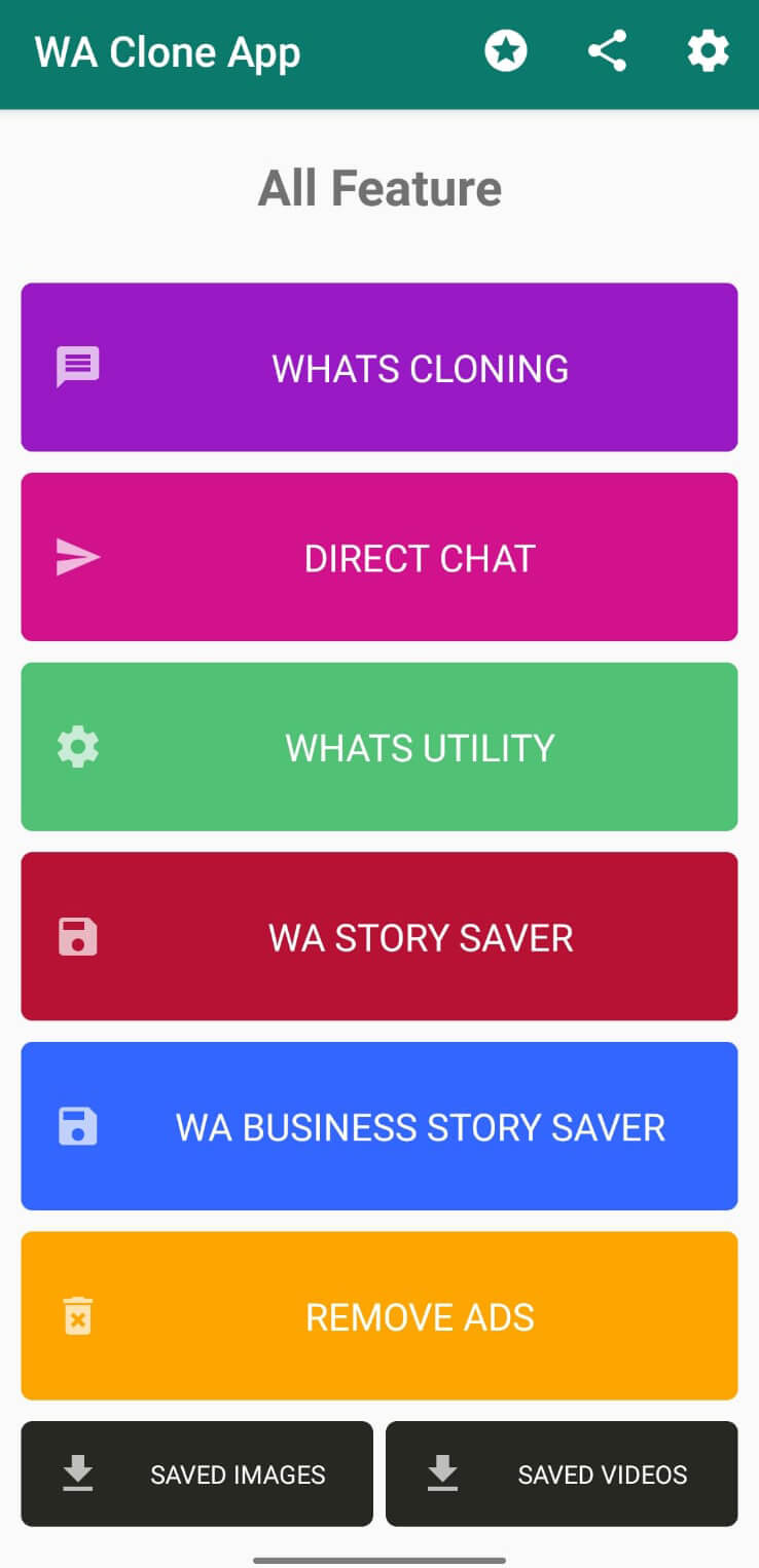 Screenshot WA Clone APK v8.1 untuk Android