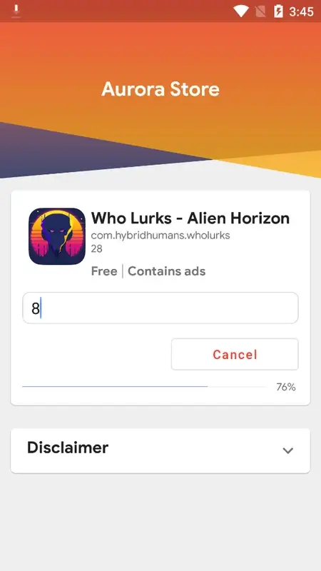 Screenshot Aurora Store APK