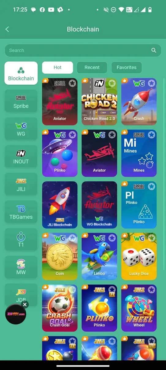 Screenshot ZT777 APK