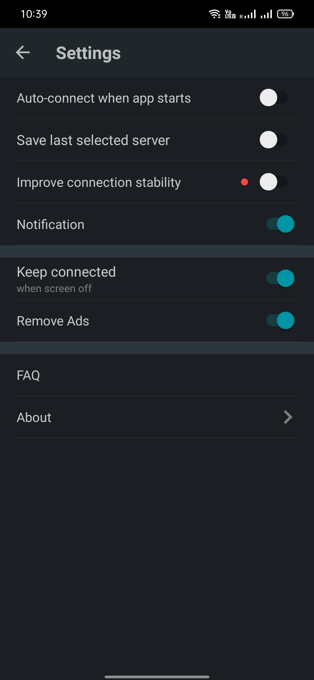 Screenshot Secure VPN APK v4.4.1