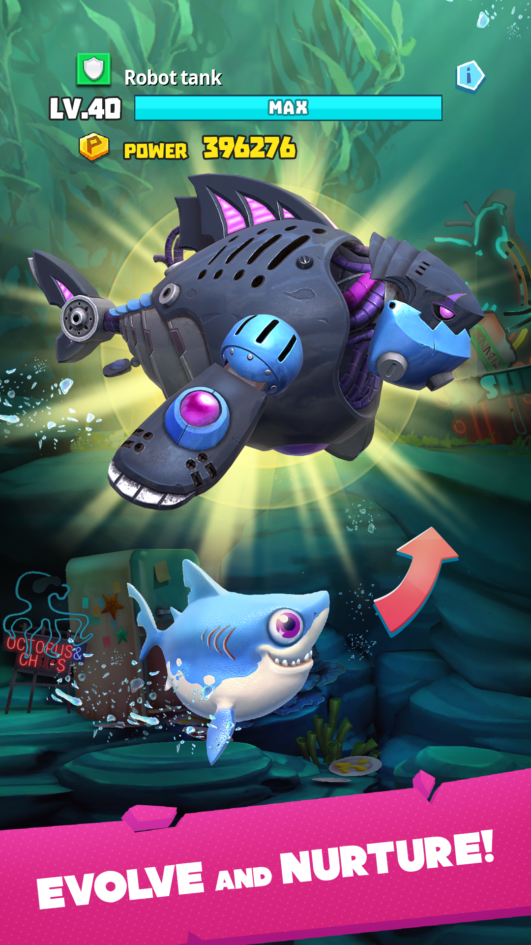 Screenshot Hungry Shark Heroes APK
