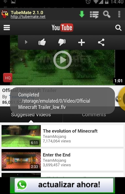 Screenshot TubeMate APK 3.4.20.1549 untuk Android