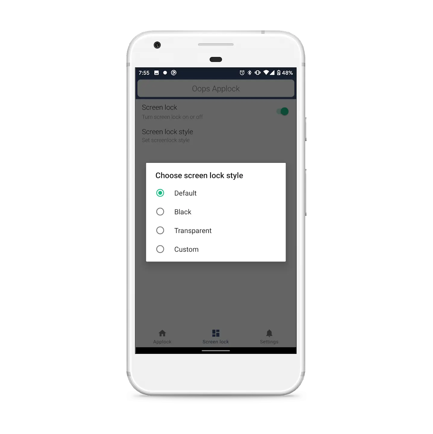 Screenshot Oops AppLock APK v3.3.0