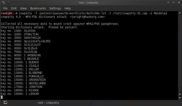 Screenshot coWPAtty APK v4.8 untuk Android