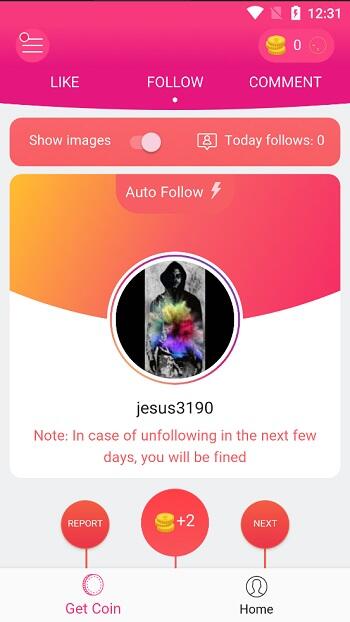 Screenshot InstaUp APK
