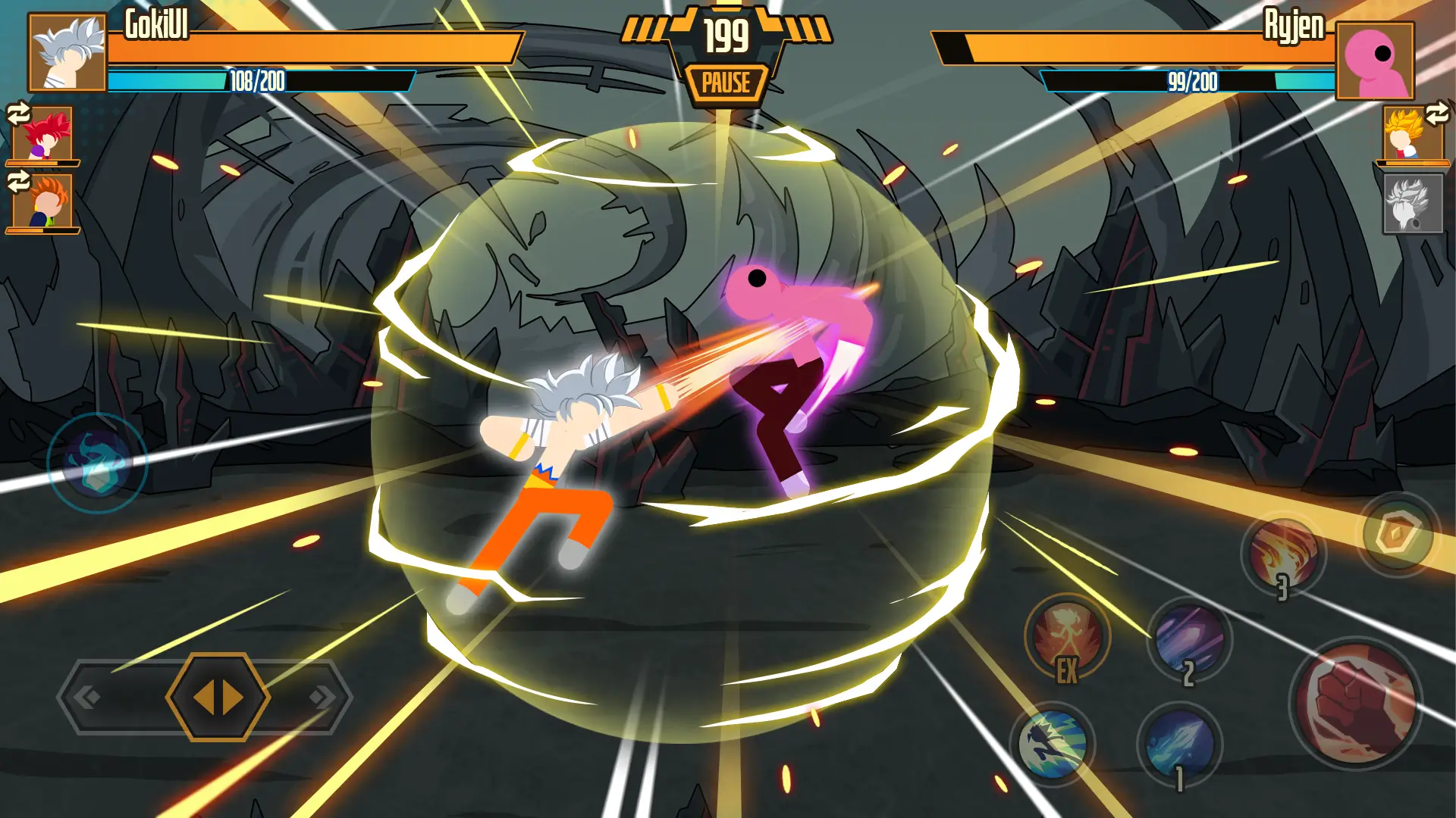 Screenshot Stickman Dragon Fight APK
