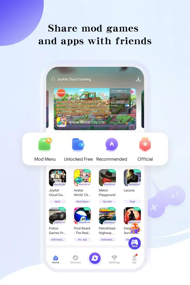 Screenshot PlayMods APK v2.6.18 untuk Android