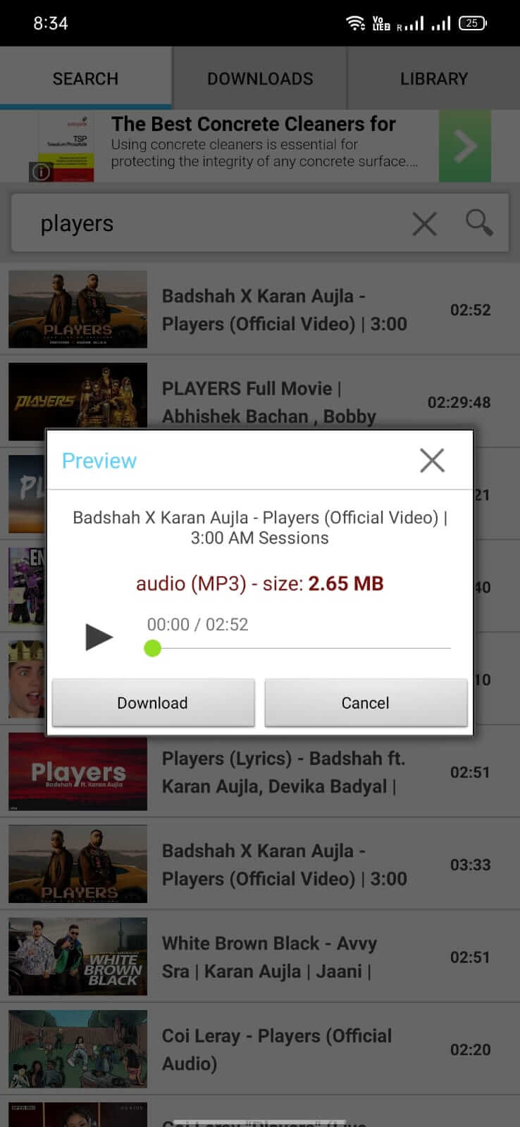 Screenshot Music Maniac APK v3.2.2