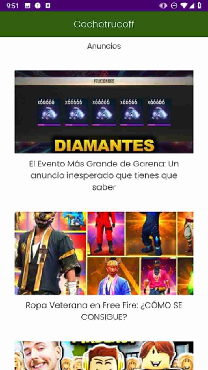 Screenshot CochotrucoFF APK v6.4