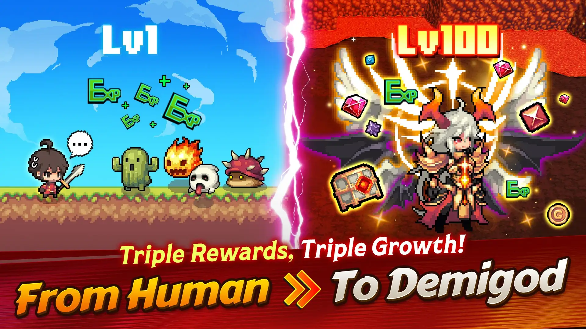 Screenshot Demigod Idle APK