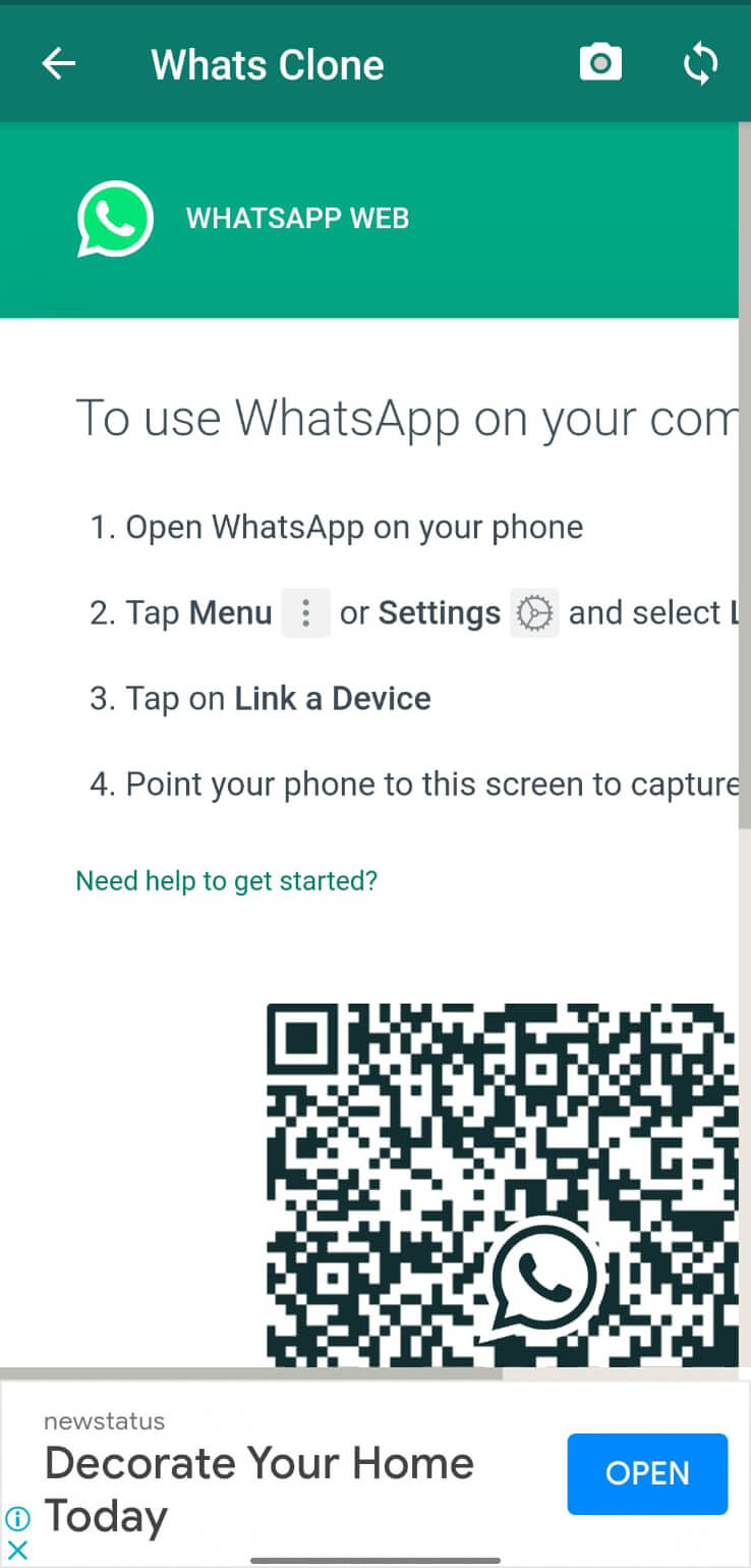 Screenshot WA Clone APK v8.1 untuk Android