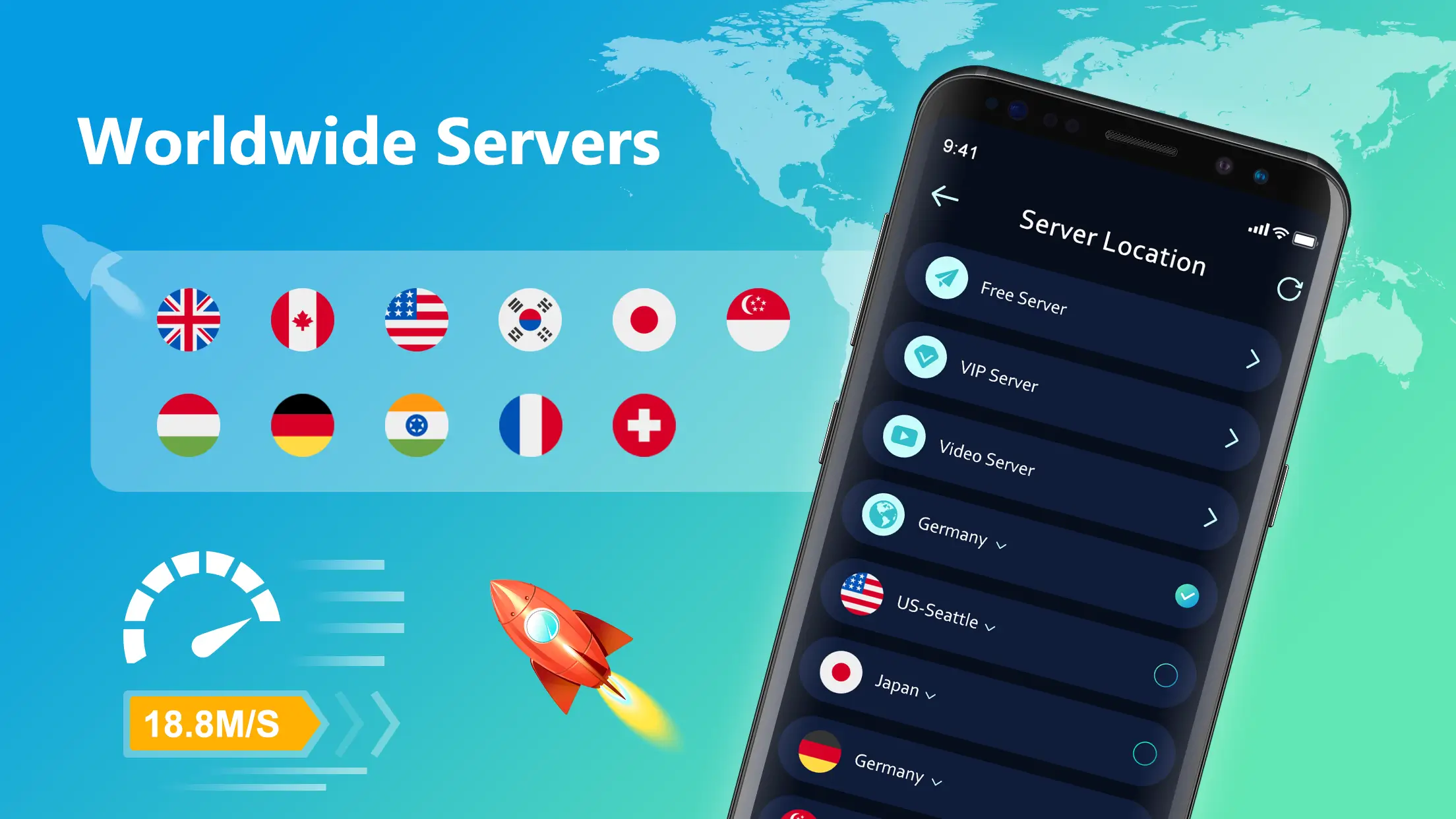 Screenshot VPN Fast APK v2.4.8.8