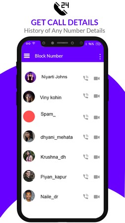 Screenshot Call History Manager APK