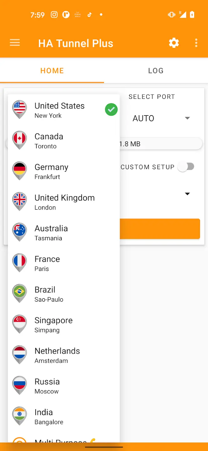 Screenshot HA Tunnel Plus APK 1.5.6