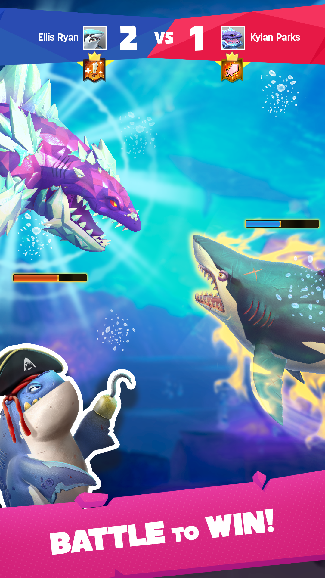 Screenshot Hungry Shark Heroes APK