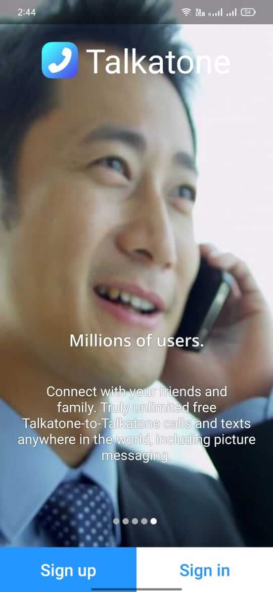 Screenshot Talkatone APK v10.2.0: Telepon dan SMS Gratis dengan Nomor Gratis