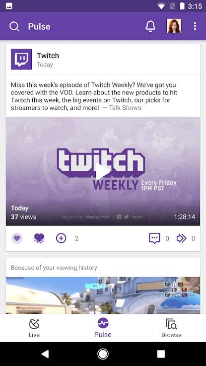 Screenshot Twitch APK v28.4.1_BETA