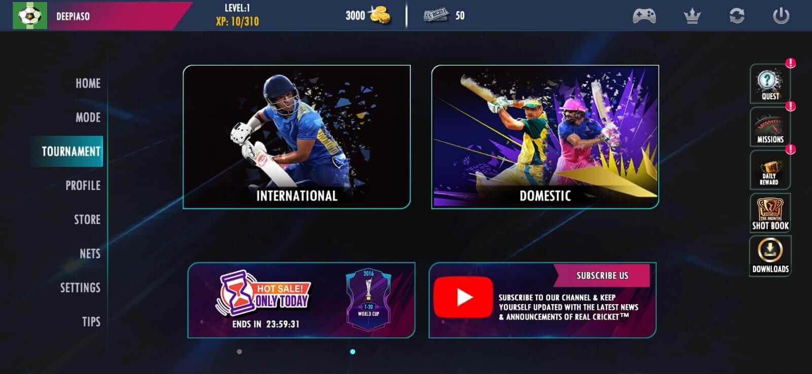 Screenshot Real Cricket 22 APK XAPK v1.2