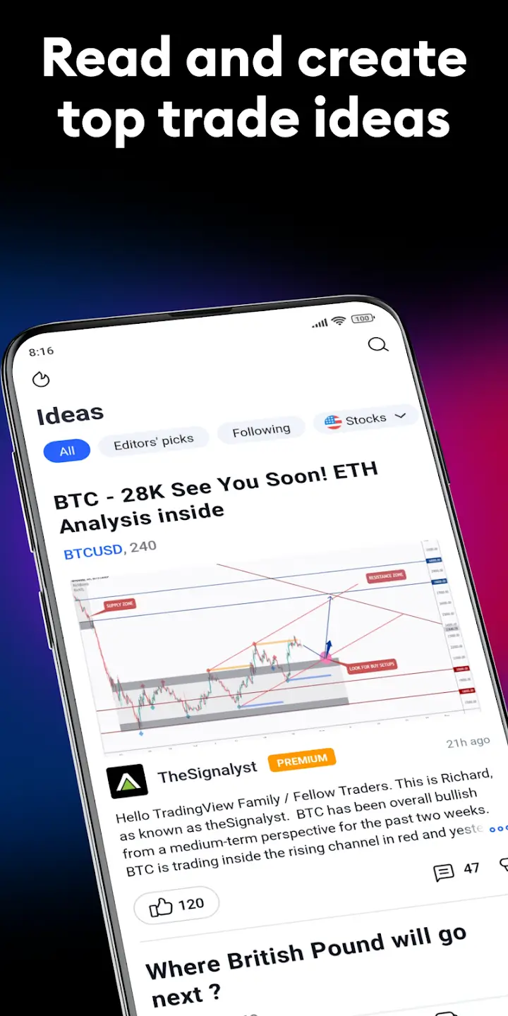 Screenshot TradingView APK