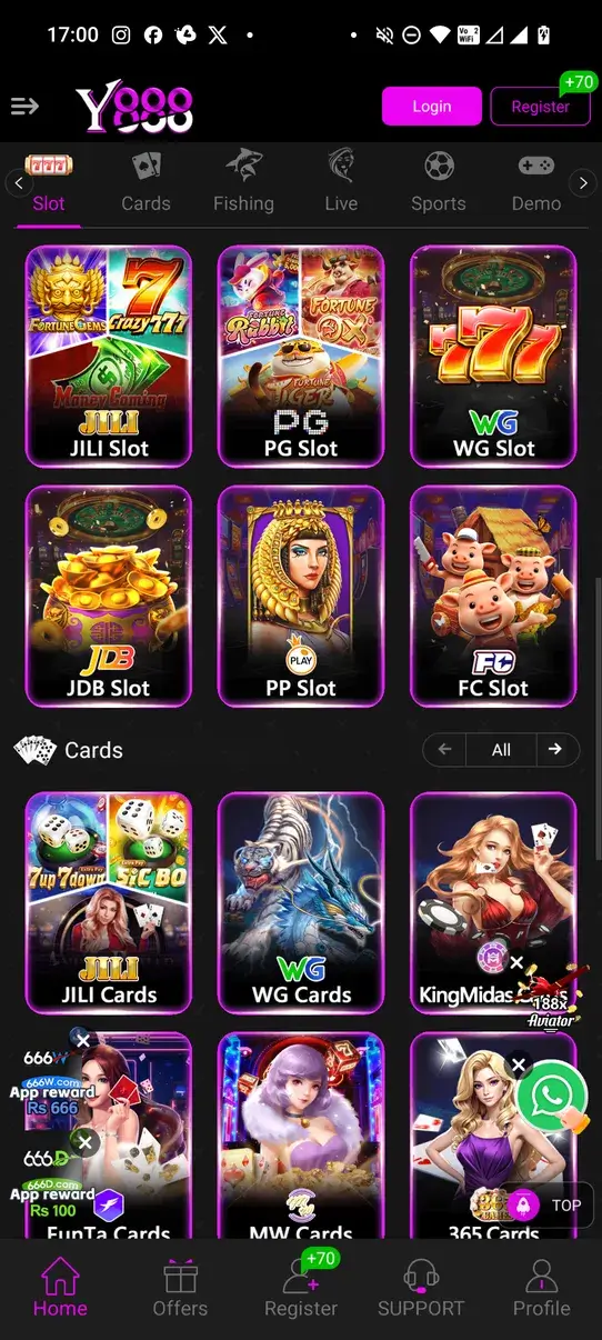 Screenshot Y888 APK Download v1.0