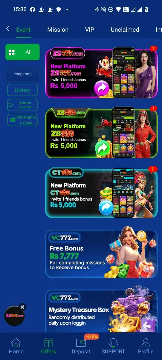 Screenshot WC777 APK v6.3.5 untuk Android