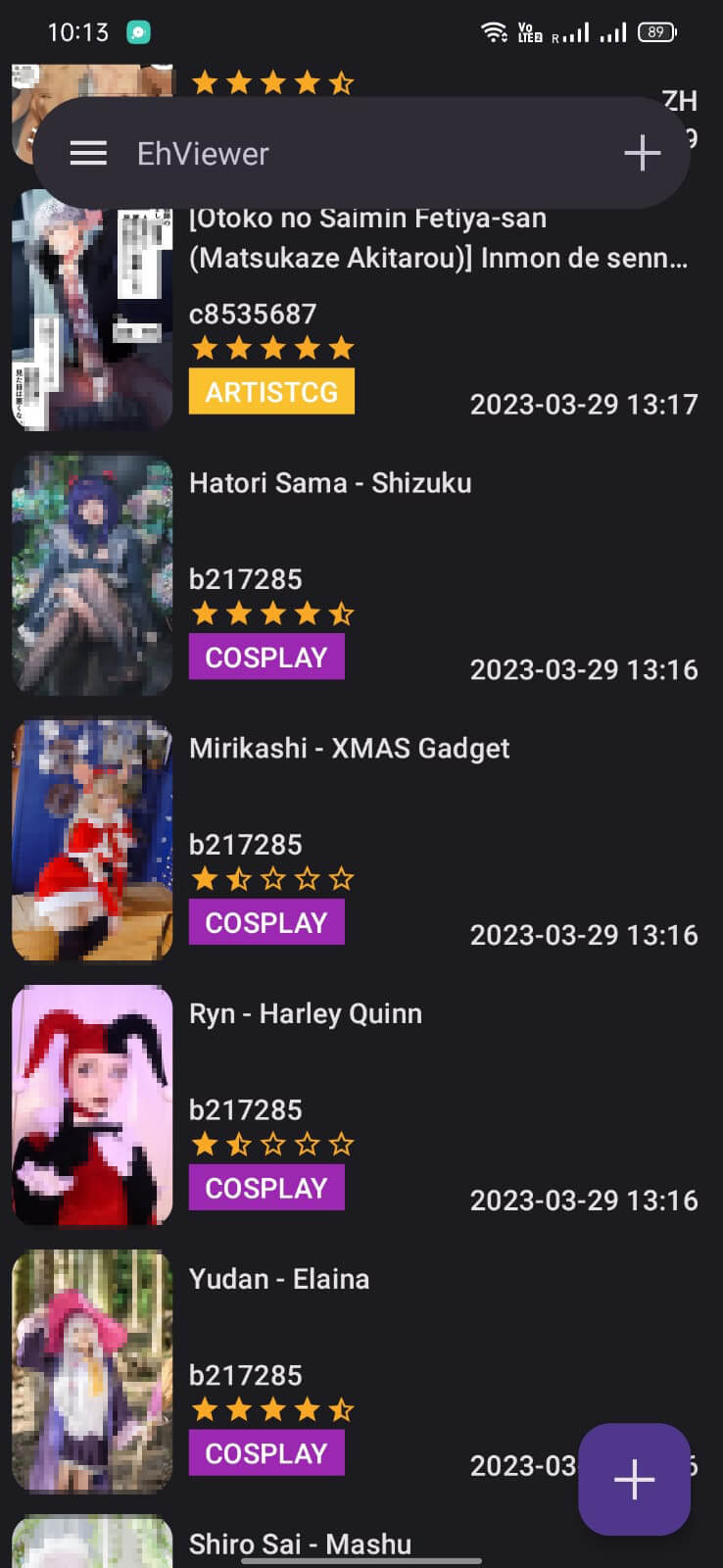 Screenshot EhViewer APK v1.8.8.3 Download untuk Android