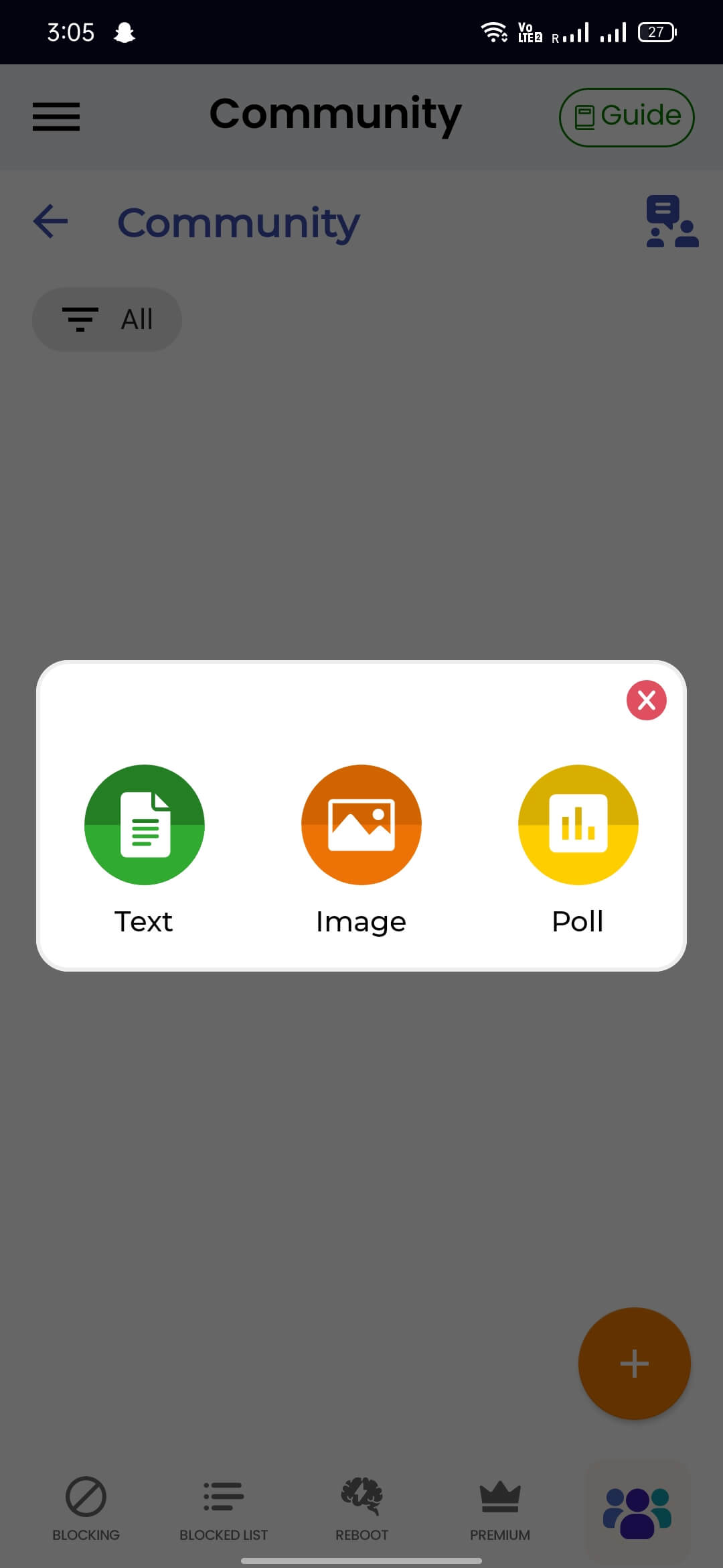 Screenshot BlockerX APK