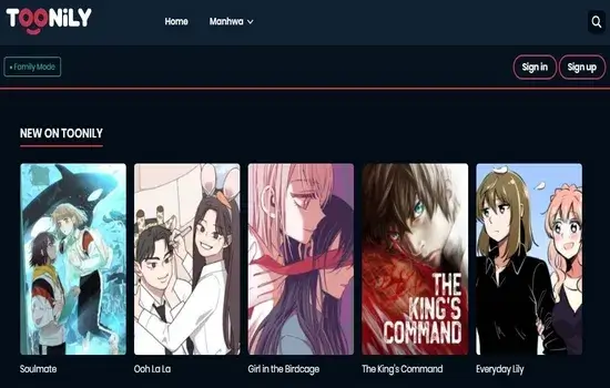 Screenshot Toonily APK v3.6 untuk Baca Manhwa di Android
