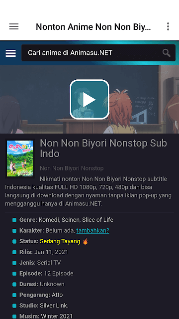 Screenshot Animasu APK v1.8.1 untuk Android