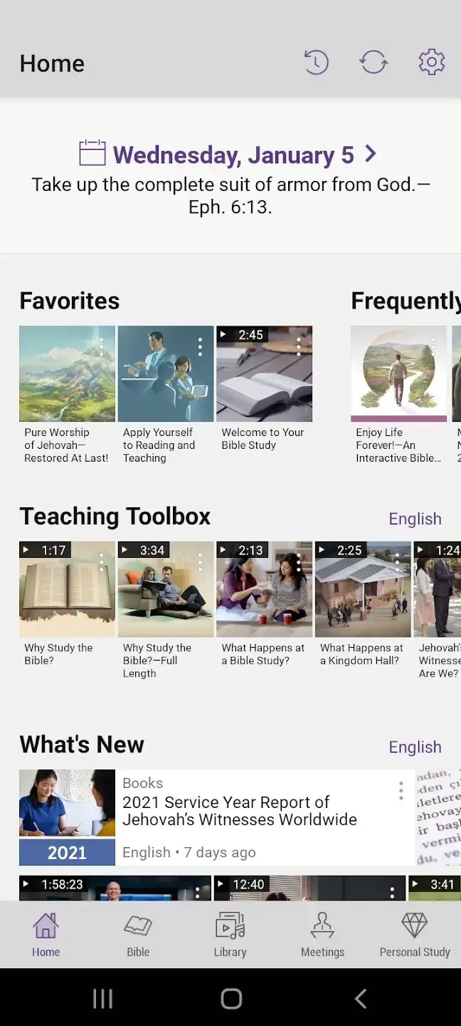 Screenshot JW Library APK v15.8 untuk Android