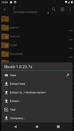 Screenshot ZArchiver Donate APK