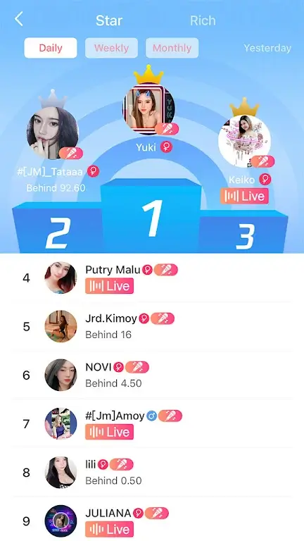 Screenshot Bling Bling Live APK v2.11.9
