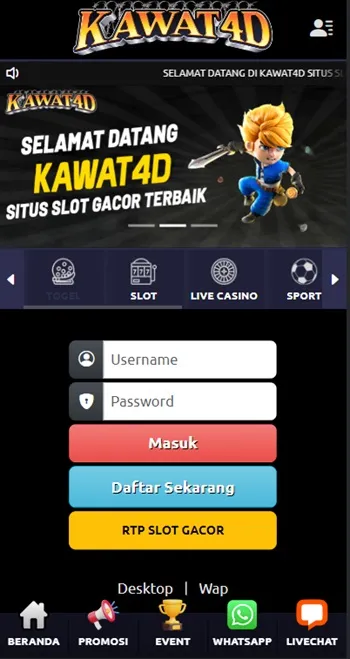 Screenshot Kawat4D APK
