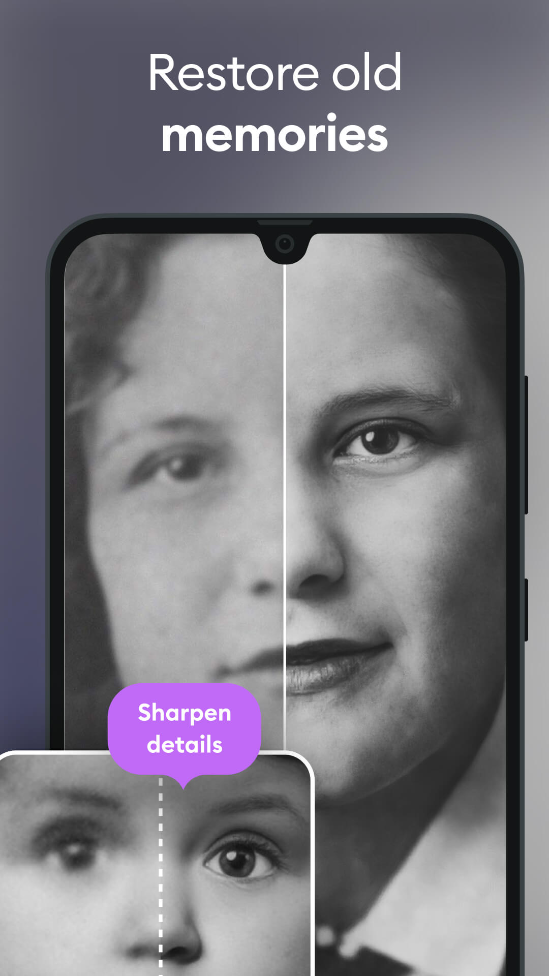 Screenshot Remini APK: Edit Foto Jadi Lebih Jernih dan Tajam