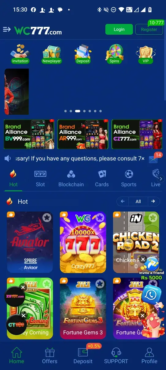 Screenshot WC777 APK v6.3.5 untuk Android