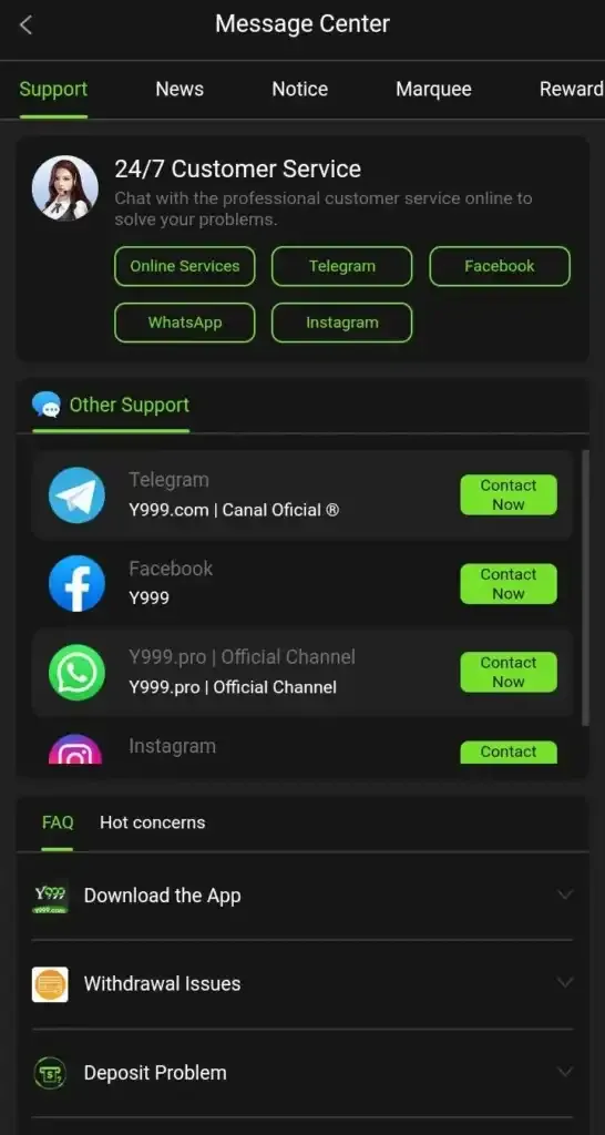 Screenshot Y999 APK 6.0.74 untuk Android