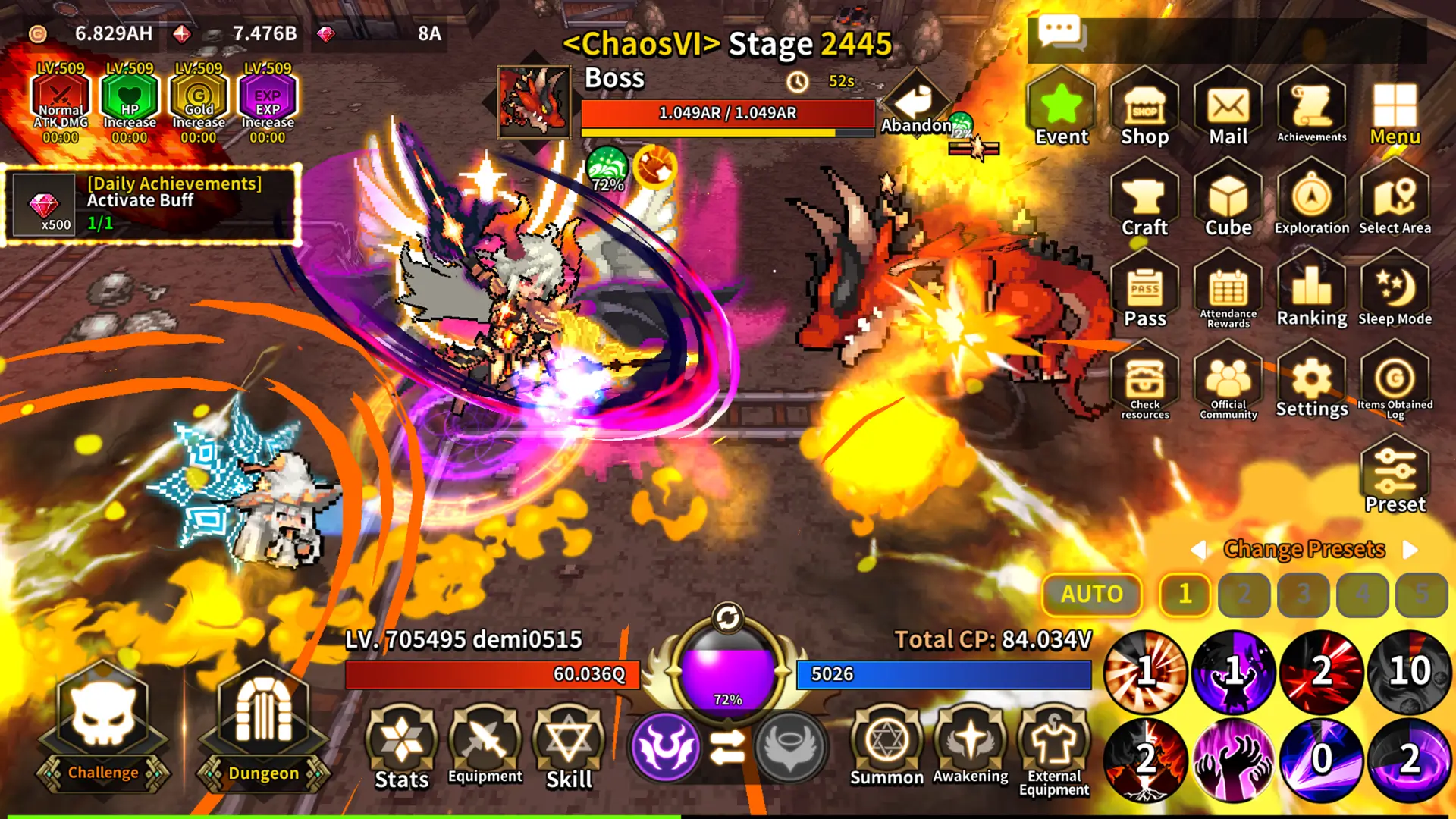Screenshot Demigod Idle APK