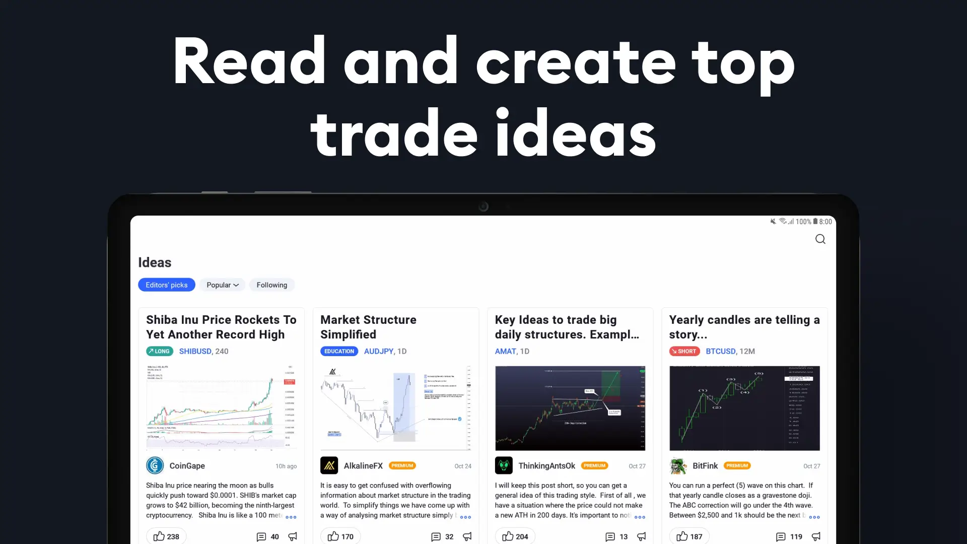 Screenshot TradingView APK