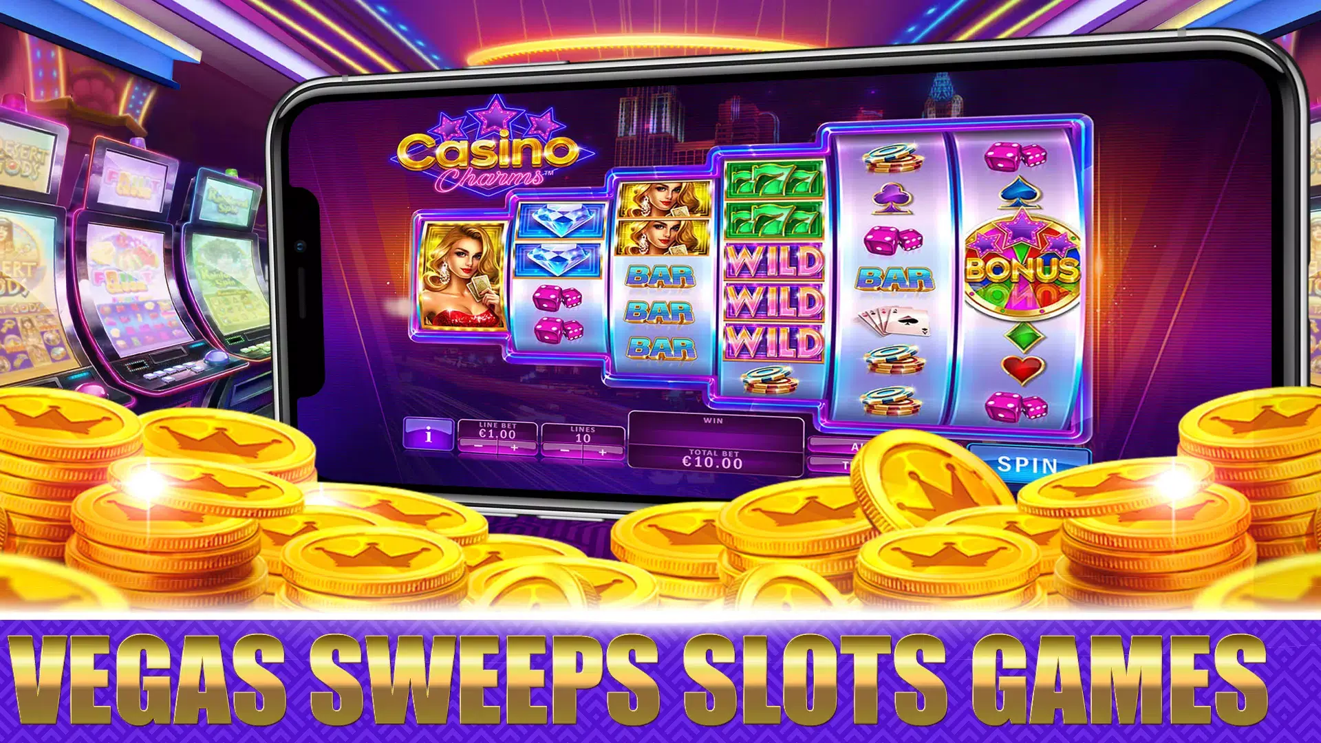Screenshot Vegas Sweeps Slots 777 APK untuk Android