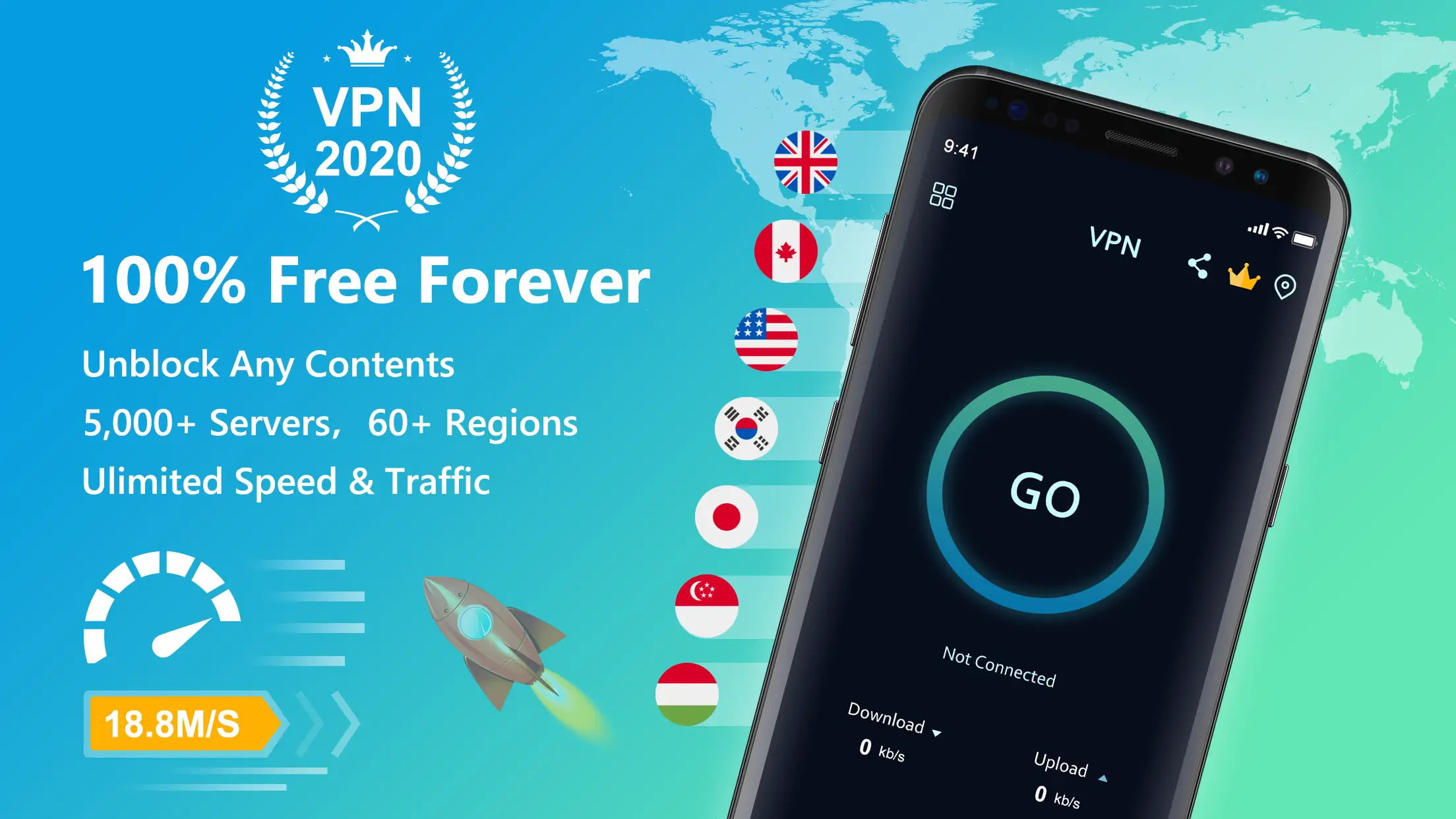 Screenshot VPN Fast APK v2.4.8.8