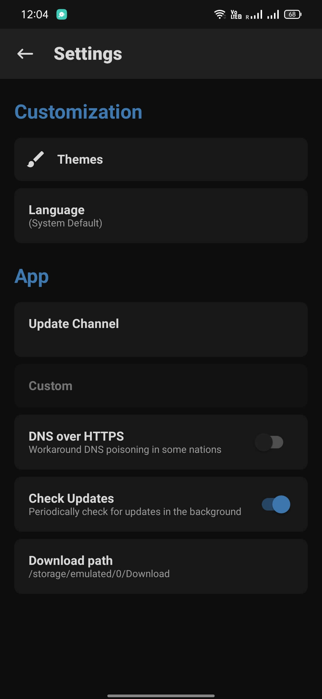 Screenshot Magisk Manager APK