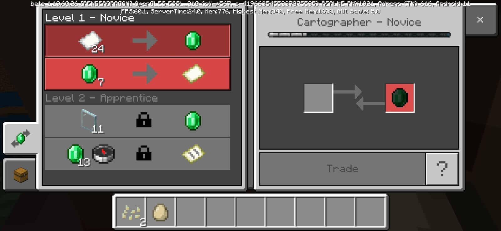 Screenshot Minecraft Bedrock Edition APK v1.26.30.21